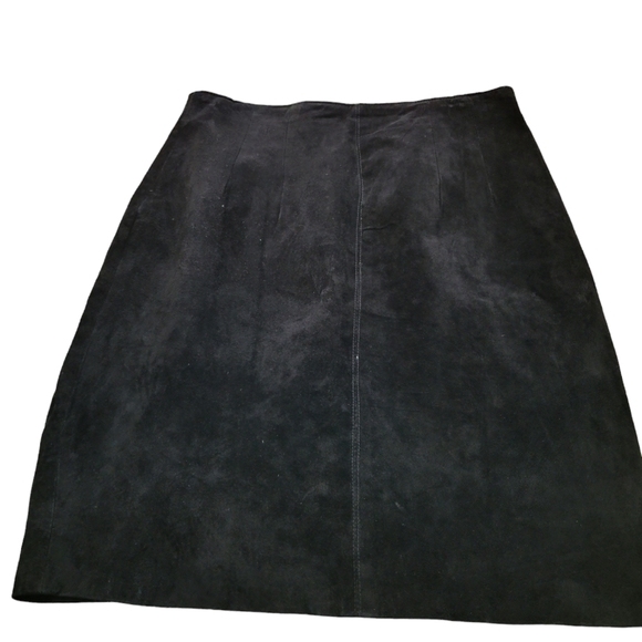 Vintage Dresses & Skirts - VINTAGE PLUS SUEDE SKIRT